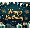 thumbnail image 4 of Decorative Design Happy Birthday Banner Balloon Decoration Birthday Party Backdrop for Birthday Party Event Decoration Indoor, 4 of 8