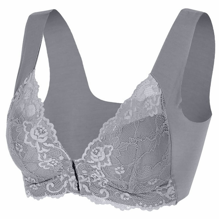 Knosfe Plus Size Bras for Women No Underwire Lace Full Coverage