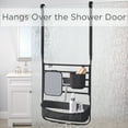 thumbnail image 5 of Bath Bliss Deluxe Flex Plastic 1 Shelf Adjustable Shower Caddy, Matte Black, 5 of 7