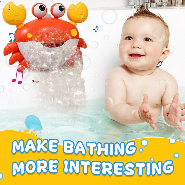 Fun bubble crab bath musical toy on sale