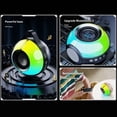 thumbnail image 4 of Altavoz Bluetooth RGB, Inalámbrico, Estéreo, con Graves Potentes y Barra de Sonido con Luces para Coche, Hogar, Oficina, Exterior, Camping, Color Negro., 4 of 5