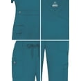 thumbnail image 5 of Adar Active Classic Scrub Set For Women - Crossover Top and Multi Pocket Pants, 5 of 7
