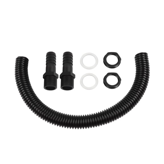 Rain Diverter Pipe Extension Kit For Connecting 2 Water Butts With 3/4 Thread For Efficient Rainwater Harvesting