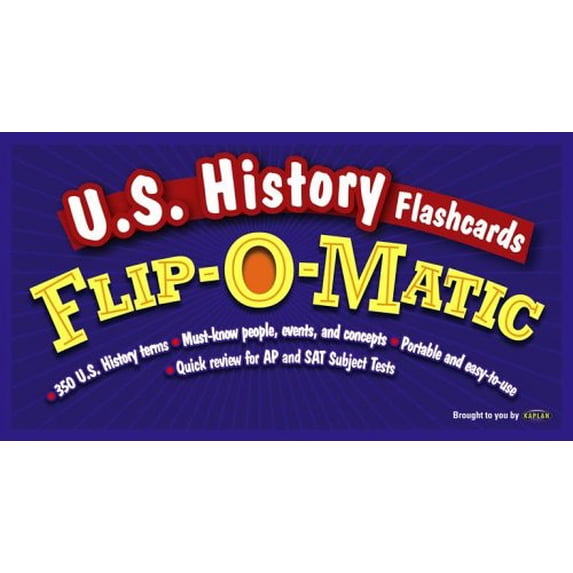 Pre-Owned U.S. History Flashcards Flip-O-Matic (Paperback) 0743273788 9780743273787
