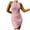 Pink, variant on Bigersell Vacation Dresses for Women Fashion Casual Solid Color Slim Sleeveless Lapel Button Dress Regular Boho Dress Style 4771, Female Extra long Dresses Black L