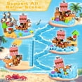 thumbnail image 3 of Juego de bloques magnéticos ToyUnited, 100 unidades, Pirate-Ship World, para niños a partir de 3 años, 3 of 6