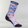 thumbnail image 4 of Zensah Independence Patriotic Socks (Mini Crew) L / USA Flags, 4 of 5