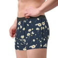 thumbnail image 3 of Kdxio Men's Boxer Briefs with Daisies Flowers Print - Comfortable and Breathable Underwear for Everyday Wear, 3 of 7