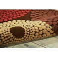 thumbnail image 6 of Nourison Graphic Illusions Geometric Brown 5'3" x 7'5" Area Rug, (5x7), 6 of 6