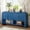 Navy Blue, variant on EUROCO 59.8" Long Console Table,Wood Entryway Table with 4 Doors and Open Storage Shelf, Narrow Long Sofa Table Behind Couch for Hallway, Living Room,Navy Blue
