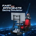 thumbnail image 5 of Racing Wheel Cockpit with Enhanced Stability – Compatible with Fanatec, PXN, Thrustmaster, Logitech, Adjustable, Excludes Handbrake, Pedals, Monitor, 5 of 8