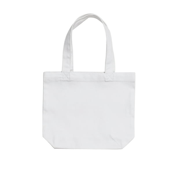 white tote bag with pockets