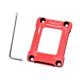 thumbnail image 3 of Marco de contacto de CPU, aleación de aluminio Anti flexión LGA17Xx-Bcf Soporte Marco corrector de flexión Plano posterior para 12TH Gen LGA1700 Rojo Yotijar Marco de corrección de flexión, 3 of 9