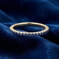 thumbnail image 5 of Pompeii 3/4Ct Genuine Blue Sapphire Eternity Ring Stackable Band 10k Yellow Gold (,), 5 of 6