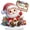 G, variant on Adult Christmas Santa Tabletop Diamond Art Craft Set, Crystal Painting Desk Decoration Ornament for Household Workspace Holiday Presents