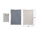 thumbnail image 3 of Creative Co-Op Cotton Double Cloth Tea Towels, Set of 2 in Bag, Charcoal and Taupe, 3 of 3