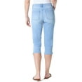 thumbnail image 3 of Gloria Vanderbilt Swan Series Women's and Women's Plus Amanda 5 Pocket Capri, 21" Inseam, Sizes 6-18, 3 of 3