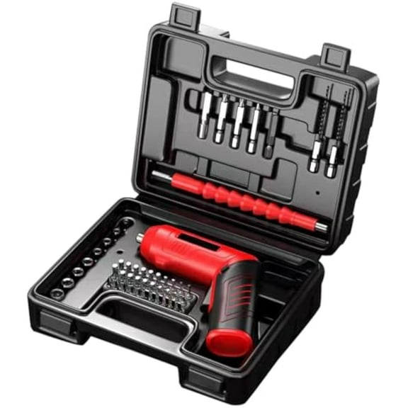 Cordless Electric Screwdriver | Electric Screwdriver Repair Tools - LED Light Laptop Screw Drive with 47 Accessories,for Home Electronics Computer Laptop Phone Repair