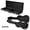 Black Universal & Stratocaster, variant on Yescom Universal Rectangular Electric Guitar Hard Case w/ Folding Guitar Floor Stand