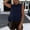 Navy women sleeveless knitted tank top a1, variant on Women Sleeveless Knitted Tank Top Round Neck Boho Casual Summer Party Tops Cute Tee Shirts Vacation Clothes, Black S