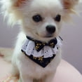 thumbnail image 5 of Eoperou Pet Bib Eye-catching Delicate Texture Cloth Tear-resistant Pet Bib Bandanas Decor for Home, 5 of 8