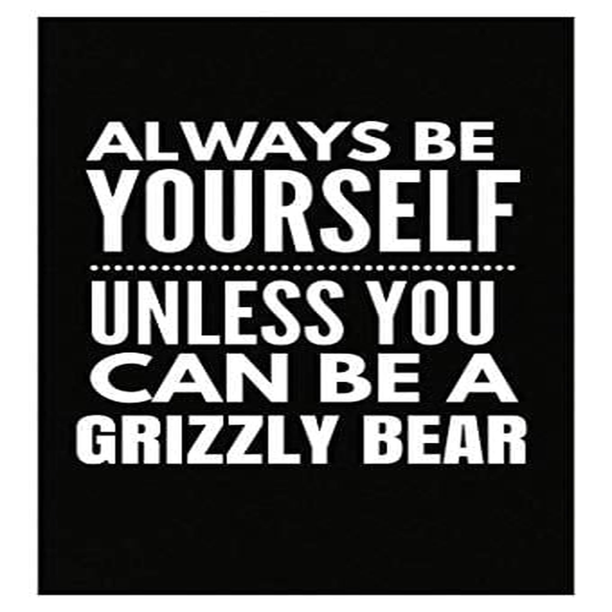 Grizzly Bear Poster - Wall Art for Alaska National Park Gift