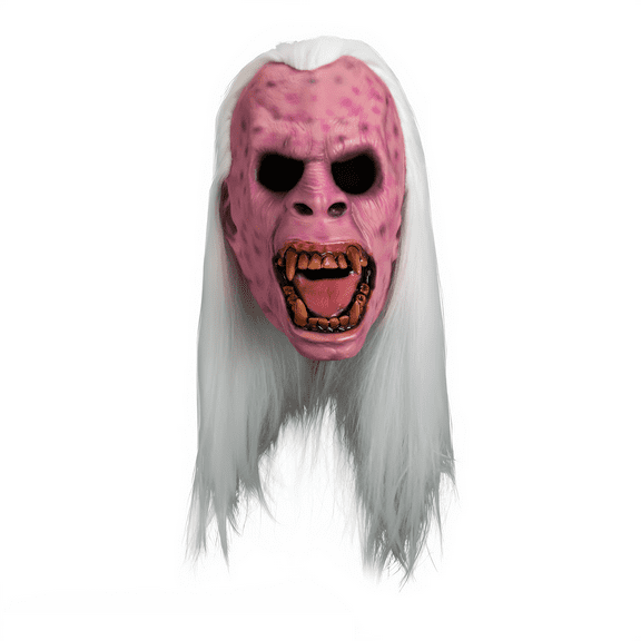 Morris Costumes - Ghostbusters Library Ghost Overhead Vinyl Mask with Hair-One Size - One Size
