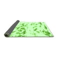 thumbnail image 2 of Ahgly Company Indoor Round Abstract Green Modern Area Rugs, 8' Round, 2 of 4
