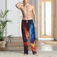 thumbnail image 2 of Hirioo Wolf for Men's PJ Pajama Pants Sleep Pants Men's Home Trousers with Pockets,S-3XL-Medium, 2 of 6