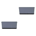 thumbnail image 5 of Bothyi 2 Pieces Window Box Planter Flower Pot Accessories Versatile with Drainage Holes Grey, 5 of 8
