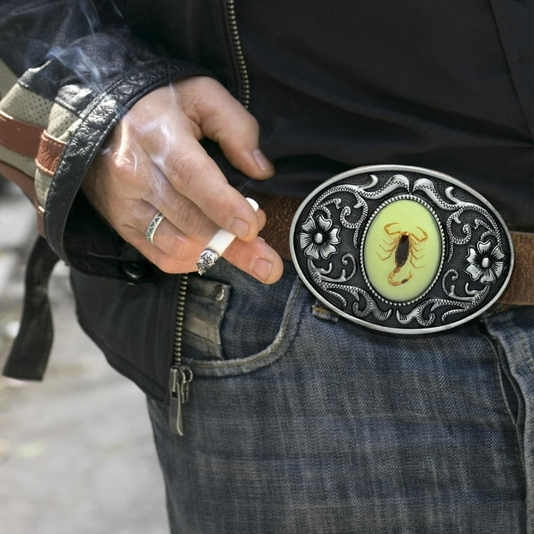 FASIAOU In The Dark Scorpion Buckle Gothic Scorpion Clasp