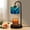 Pattern 1, variant on Candle Warmer Lamp with Timer Dimmer Stained glass seamless texture waves colored Candle Lamp Warmer for Jar Candle with 4 Bulbs Gifts for Women House Warming Gifts