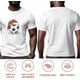 thumbnail image 5 of Camisetas casuales de manga corta con gorro de Papá Noel para hombre, camisetas gráficas de fútbol, 5 of 8