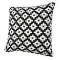 thumbnail image 6 of LR Home Ox Bay Machine-Made Black/White Diamond Cotton Blend Pillow Cover, 6 of 9