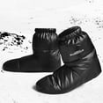 thumbnail image 4 of Duck Down Slippers Shoes Booties Footwear Camping Feet Cover Warmer, Non-slip - Black 28cm, 4 of 10