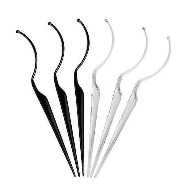 6-pack False Eyelash Extension Applicator, False Eyelash Holder, False Eyelash Touch Up, Eyelash Extension Accessories Display Stick Holder