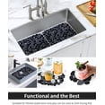 thumbnail image 6 of Bligli Pebble Sink Mat 2-Pack - PVC Kitchen Protector for Stainless Steel/Ceramic, Dish Drying Mat for Dishes, 15.7" x 11.8", Black, 6 of 7