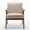 Light Camel, variant on Uspridefurniture Cedrice 26.37" Microfiber Accent Chair,Brown