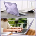 thumbnail image 6 of Fintie Case for MacBook Pro 14 Inch A3401 A3185 A3112 A2992 A2918 A2779 A2442 with M4 M3 M2 M1 Chip (2024 2023 2022 2021 Release) - Heavy Duty Rugged Hard Shell Case Cover with TPU Bumper, Lilac, 6 of 8