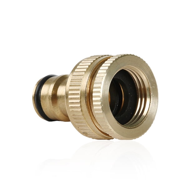 Bearachild Conector de jardín, adaptadores de grifo antioxidantes, accesorios de agricultura de cobre, accesorios de riego multiusos, herramientas de riego Suministros de limpieza para el hogar Bearachild HA062099-00
