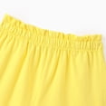 thumbnail image 5 of PatPat Girls Outfit Set Ruffle Floral Print Top with Solid Yellow Shorts Girls Summer Clothes 2 Piece Kids Clothing Set Sizes 5-12Y, 5 of 9