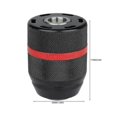 thumbnail image 2 of 13mm Chuck Set Hand-Tight Self-Locking Chuck Impact Electric Hammer Wrench Conversion Round Hexagon, 2 of 5
