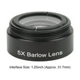 thumbnail image 7 of Yajisi 5X Barlow Lens M28.6 Threaded Stereo Microscope Auxiliary Objective Lens – High‑Definition 5x Magnification, Aluminum Alloy, 1.25” Telescope Compatibility, 7 of 7