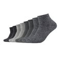 thumbnail image 1 of s.Oliver Calcetines Unisex, Paquete de 8 - Cuarto, lisos Negro/Gris 39-42, 1 of 1