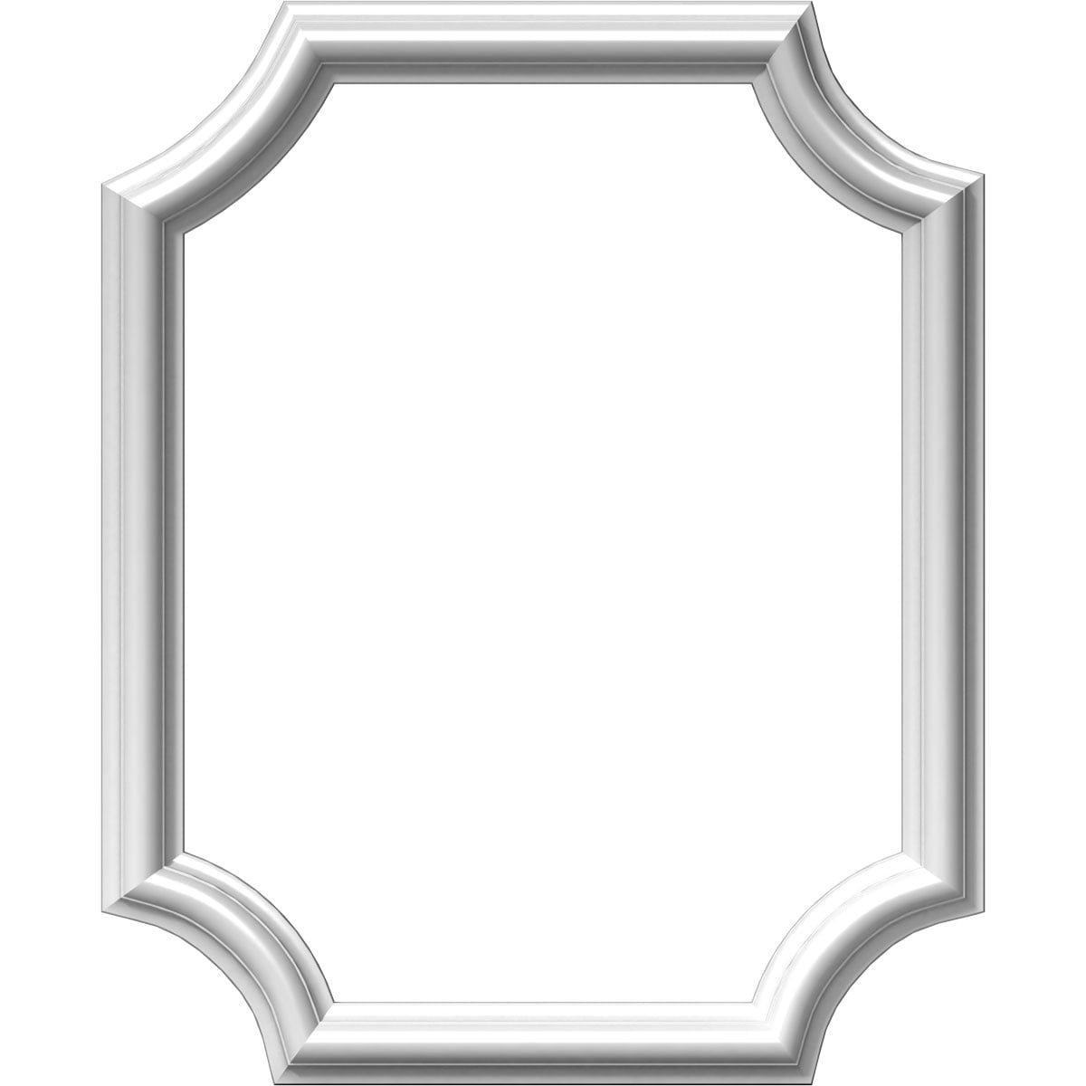 Photo 1 of 16W x 20H x 1/2P Ashford Molded Scalloped Wainscot Wall Panel