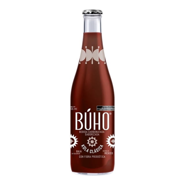 Bebida gasificada Búho sabor kola clásica 355 ml