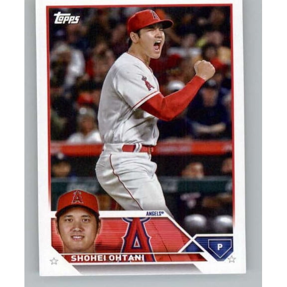 2023 Topps (From Team Set) Los Angeles Angels #LAA-2 Shohei Ohtani Los Angeles Angels MLB Baseball Trading Card