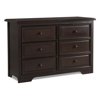 Graco Brooklyn 6 Drawer Double Dresser Espresso