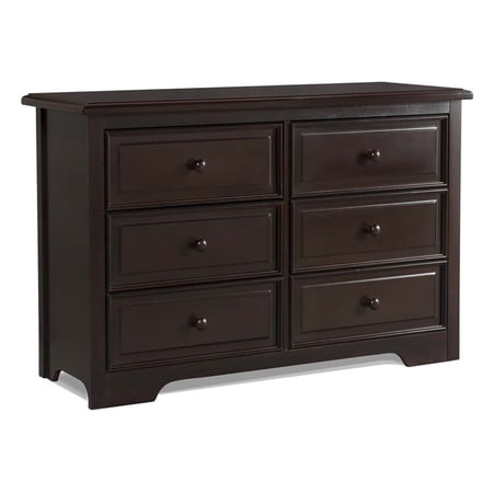Graco Brooklyn 6 Drawer Double Dresser Espresso