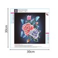 thumbnail image 3 of serony 5D Flower Resin Diamond Cross Stitch Crystal Embroidery Painting Room Decorative Resin Needlework Picture, 3 of 8